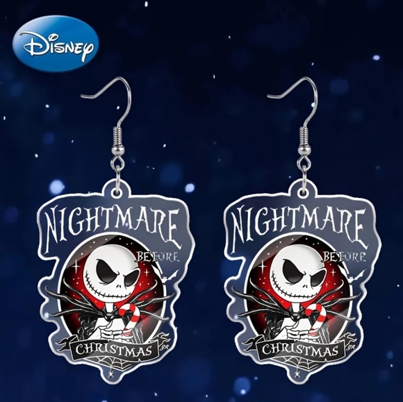 Disney Nightmare Before Christmas earrings NWT - Picture 1 of 4